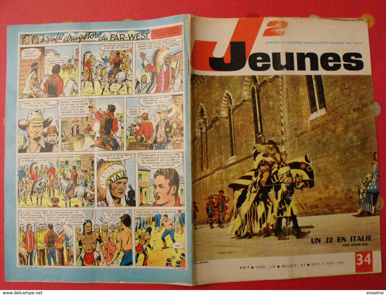 lot de 9 J2 Jeunes de 1964. n° 27 à 35. bays basque mont blanc.  delinx mouminoux brochard gloesner chery rigot.