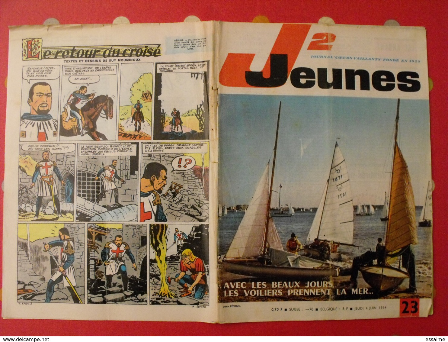 lot de 8 J2 Jeunes de 1964. n° 19 à 26. jacques anquetil piquemal.  delinx mouminoux brochard gloesner chery rigot.