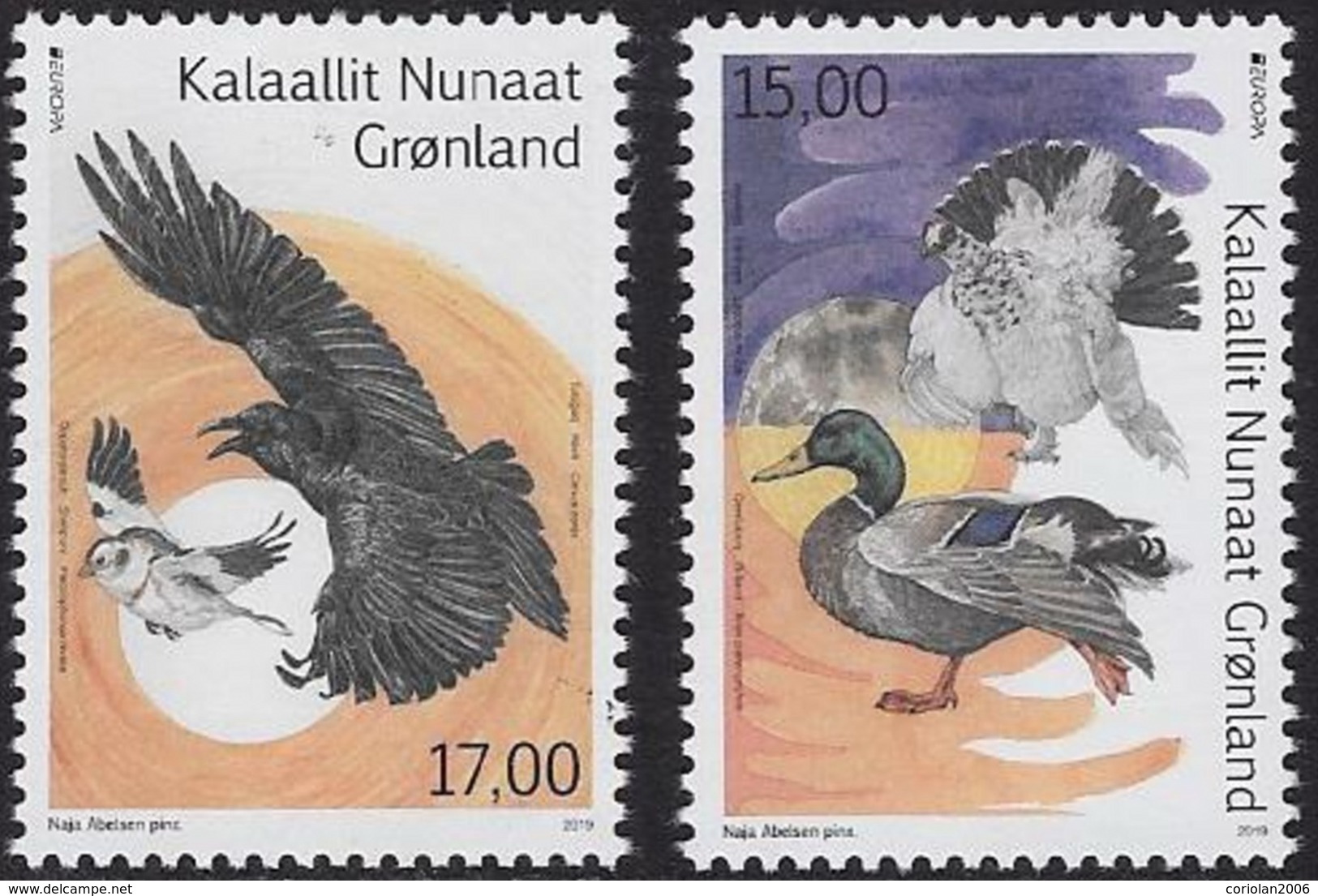 Europa 2019 / Greenland / Set 2 Stamps - 2019
