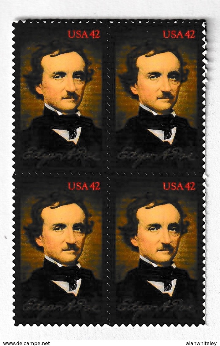 UNITED STATES 2009 Edgar Allan Poe / "The Raven": Souvenir Book UM/MNH - Souvenirkarten