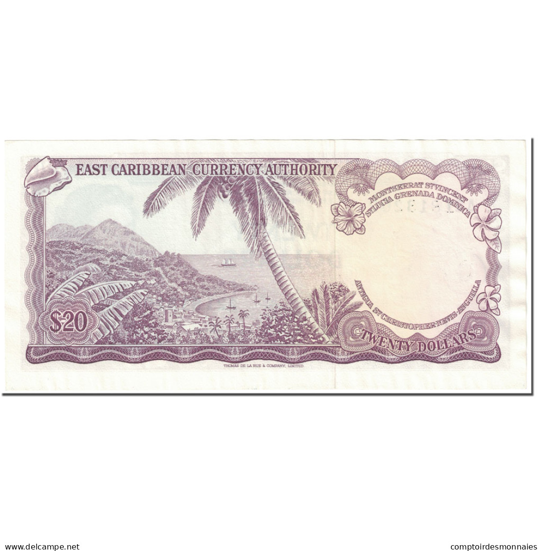 Billet, Etats Des Caraibes Orientales, 20 Dollars, 1965, Undated (1965), KM:15j - Oostelijke Caraïben