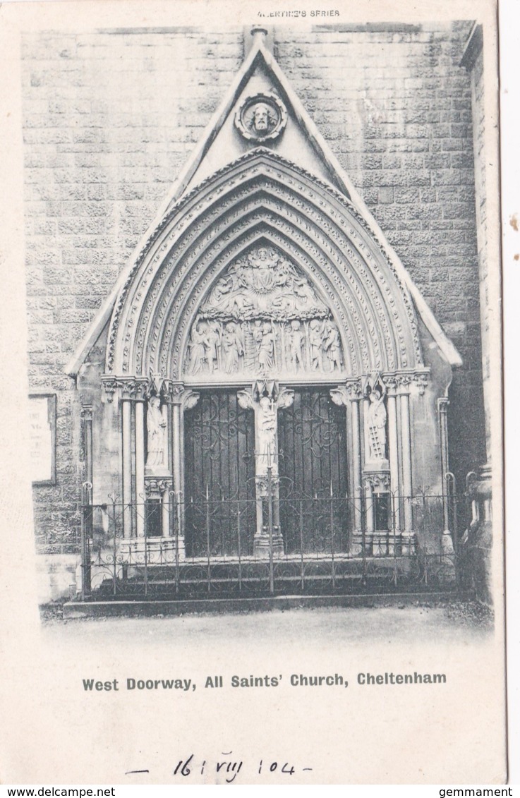 CHELTENHAM- ALL SAINTS CHURCH DOORWAY - Cheltenham