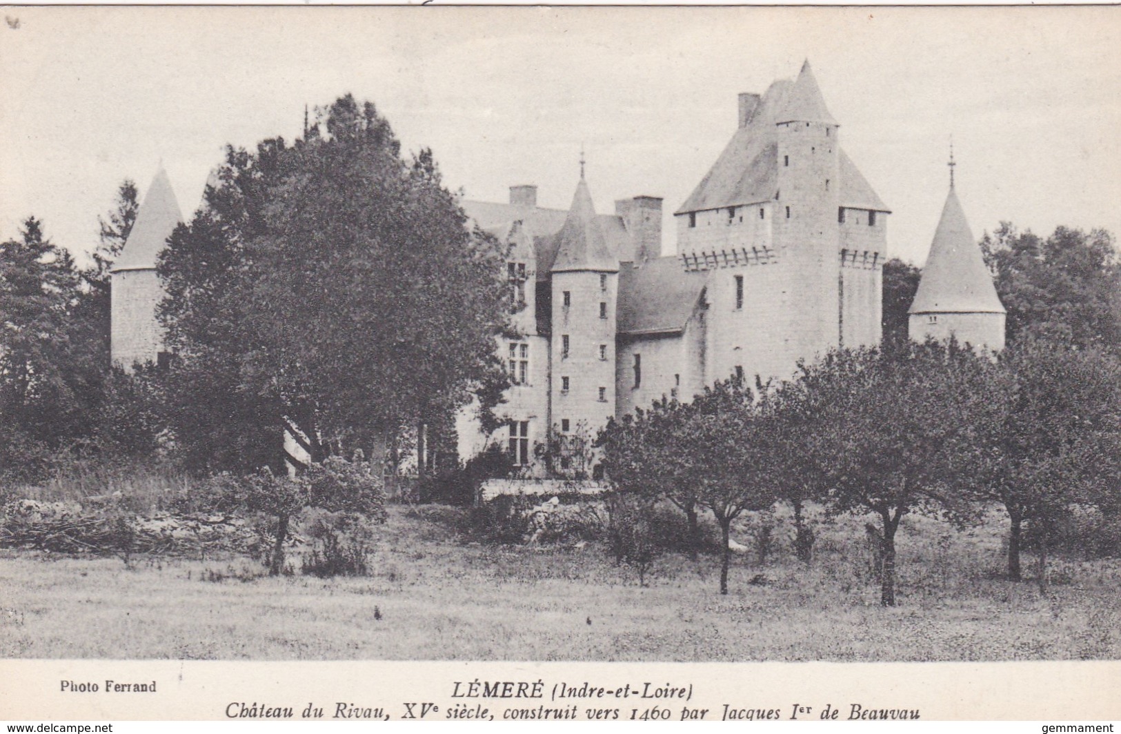 LEMERE - CHATEAU DU RIVAU - Other & Unclassified