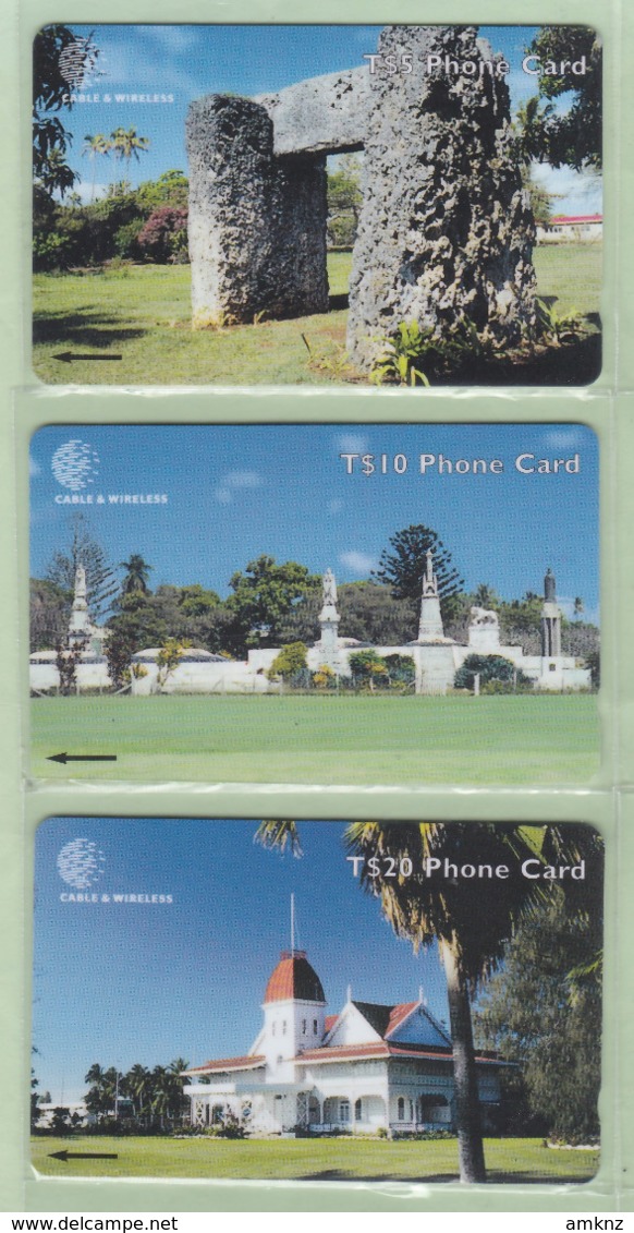 Tonga - 1999 Third Issue Set (3) - TON-4/6 - "323CT" - Mint - Tonga