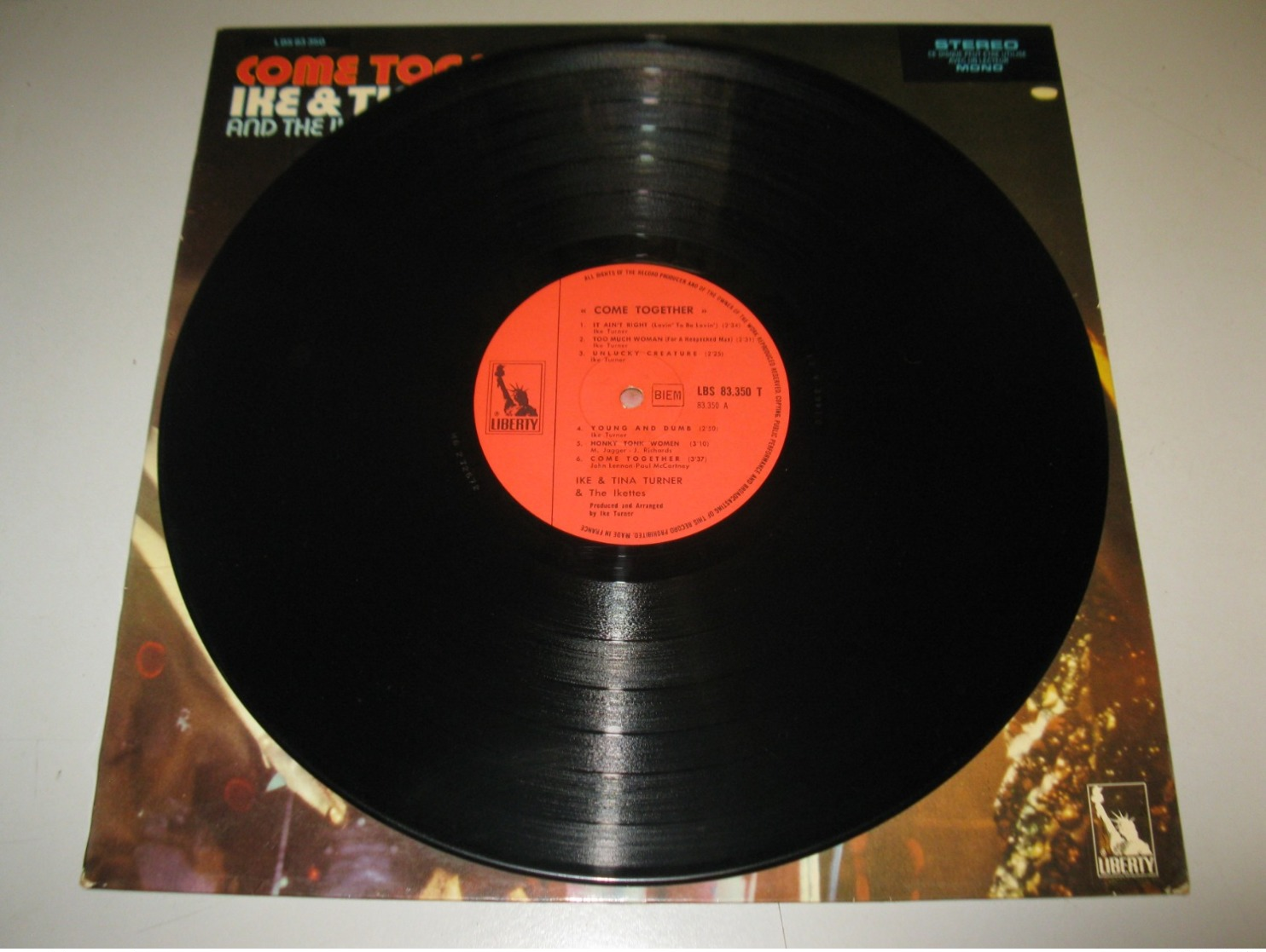 VINYLE IKE & TINA TURNER "COME TOGETHER" 33 T LIBERTY REF; LBS 83 . 350 T - Otros & Sin Clasificación