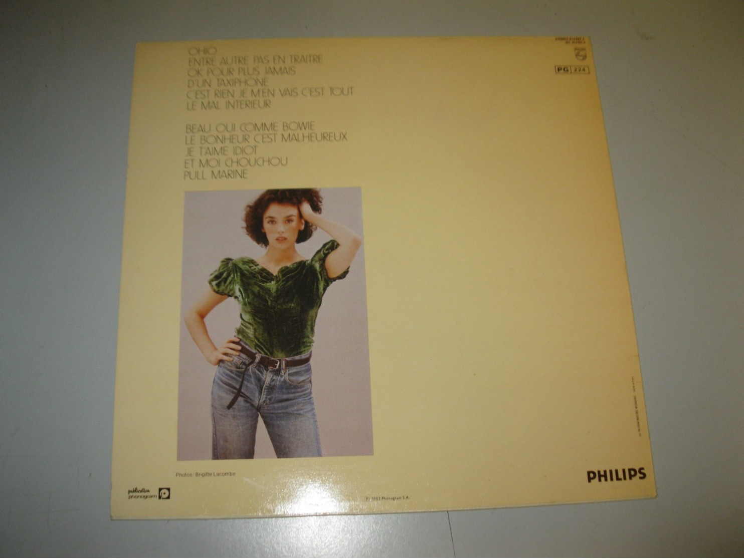 VINYLE "ISABELLE ADJANI" 33 T PHILIPS / PHONOGRAM (1983) - Other - French Music