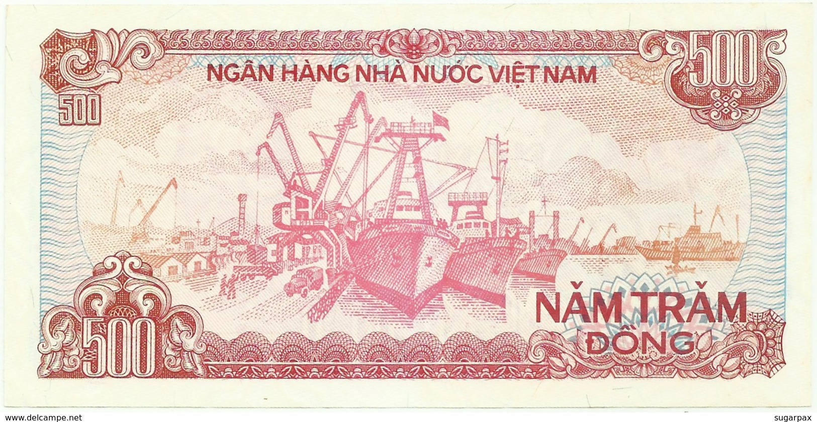 Vietnam - 500 Dông - 1988 - Pick 101 - Unc. - Serie GJ - Ho Chi Minh - Vietnam