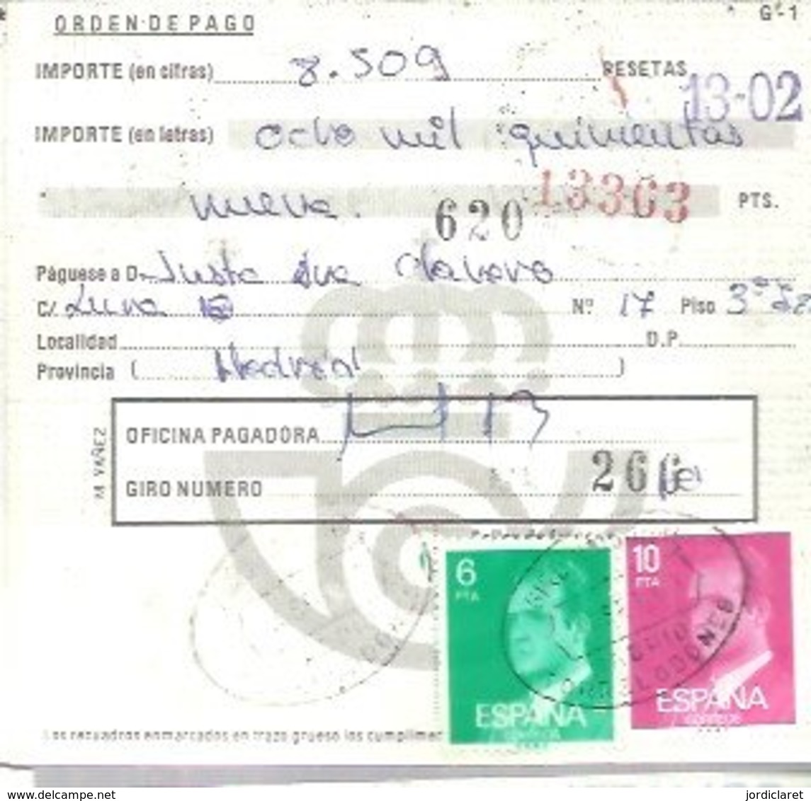 GIRO 1983   TORRELODONES   MADRID - Cartas & Documentos
