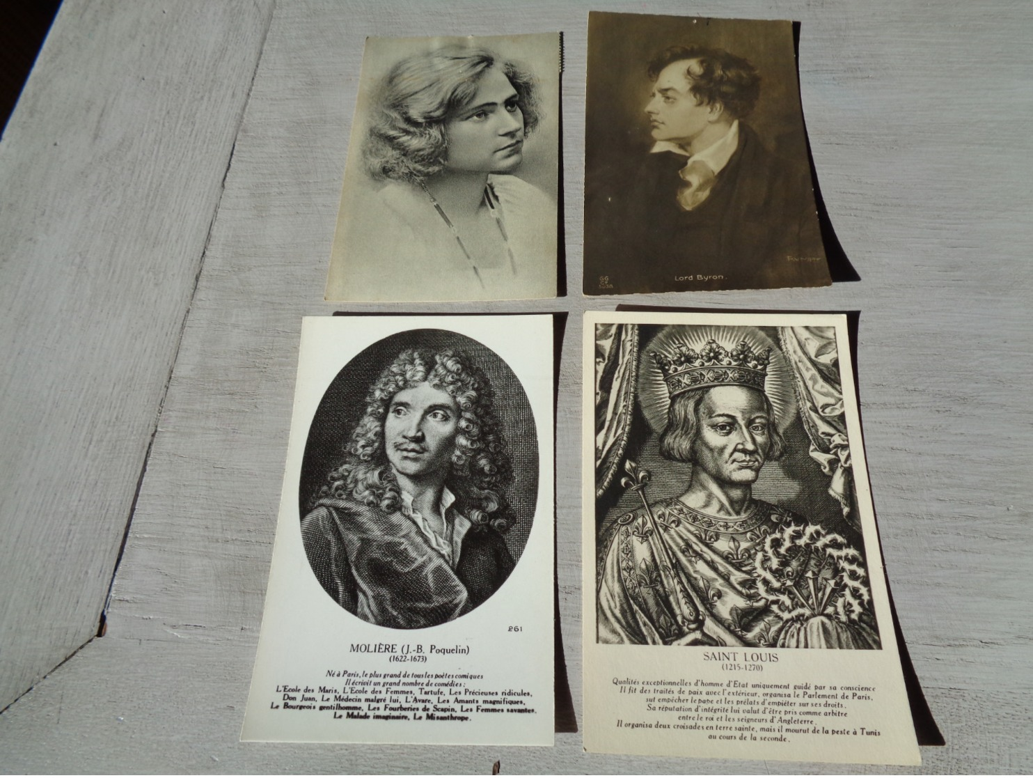 Beau Lot De 60 Cartes Postales De Personnes Célèbres Peintre  Poète Famille Royale écrivain Philosophe - 60 Scans - 5 - 99 Postales