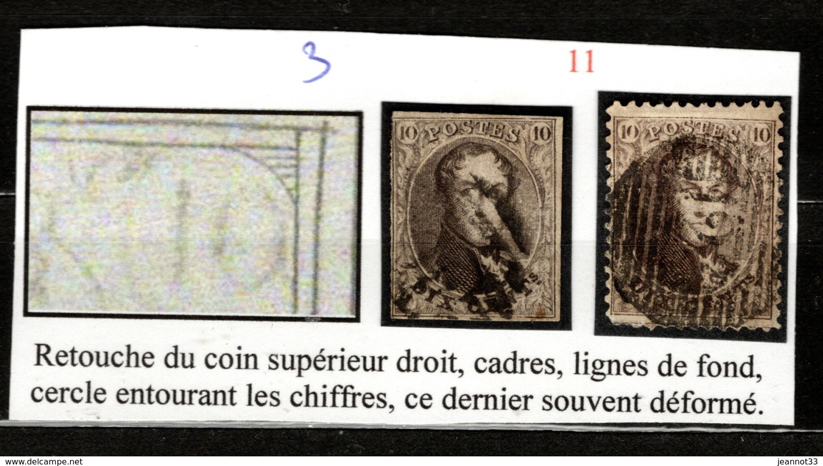 Medaillons 10 Centimes Avec Variété - Retouche Du Coin Supérieur Droit, Cadre, Lignes Du Fond Et Cercle Des Chiffres - Unclassified