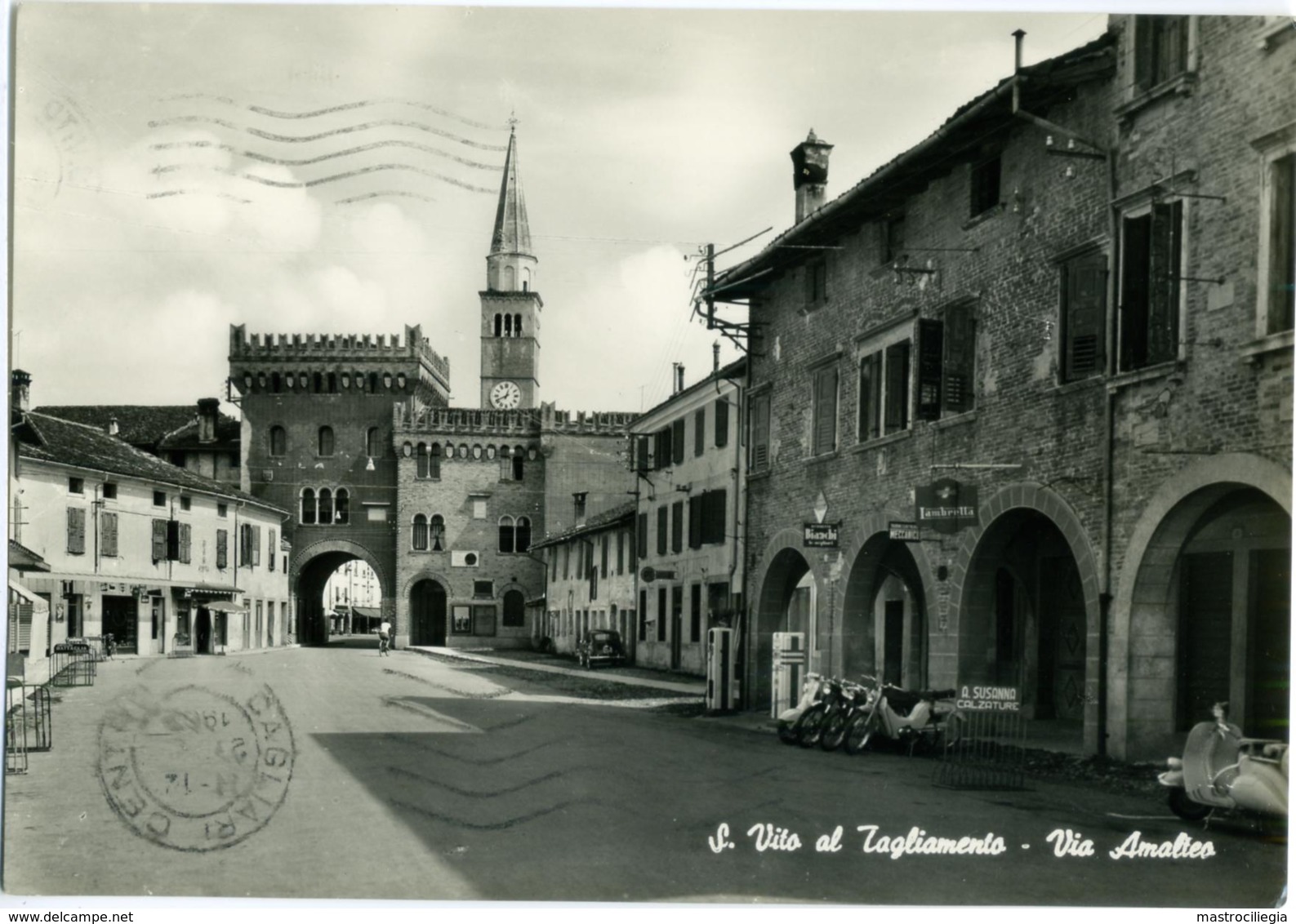 S SAN VITO AL TAGLIAMENTO PORDENONE  Via Amalteo Bianchi Lambretta Meccanico Benzina Calzature Susanna Ciclomotori Vespa - Pordenone