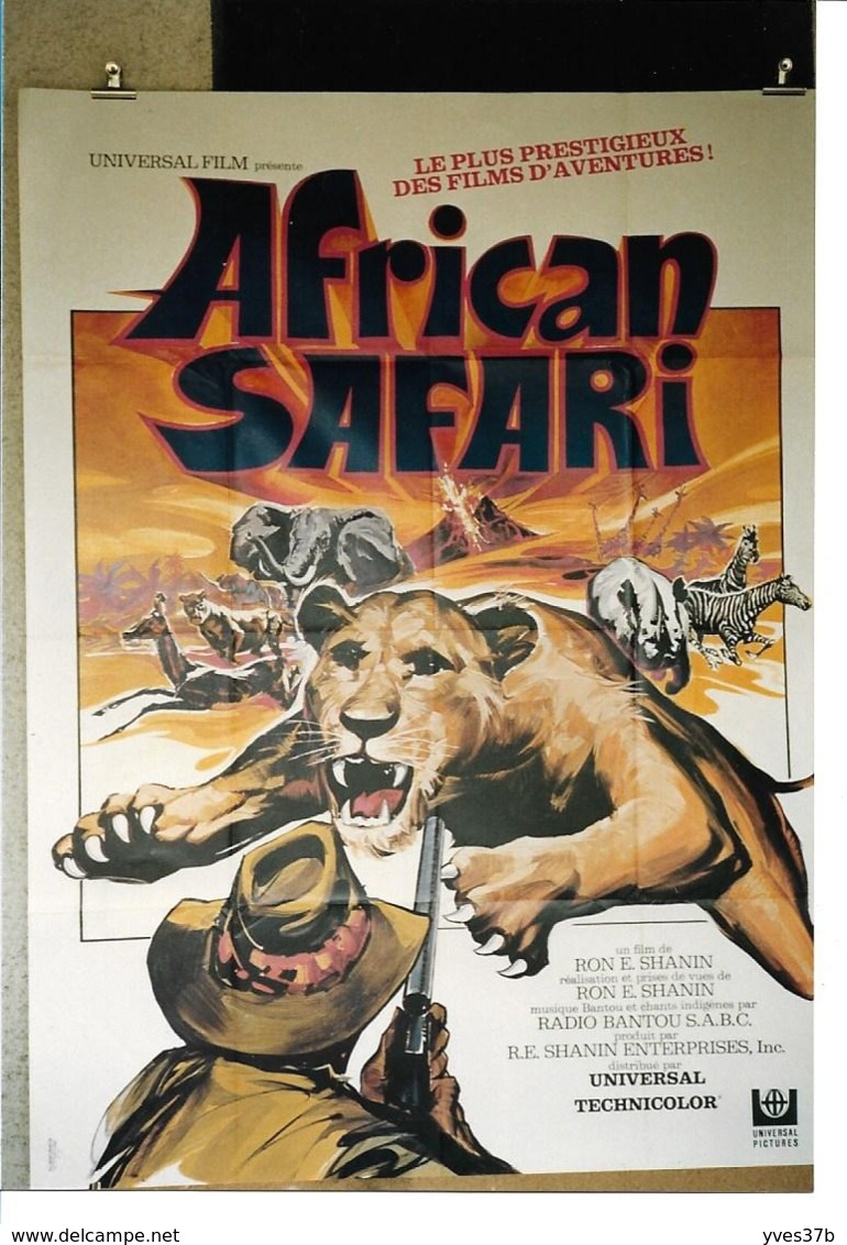 "African Safari" Ron E. Shanin...1969 - 60x80 - TTB - Plakate & Poster