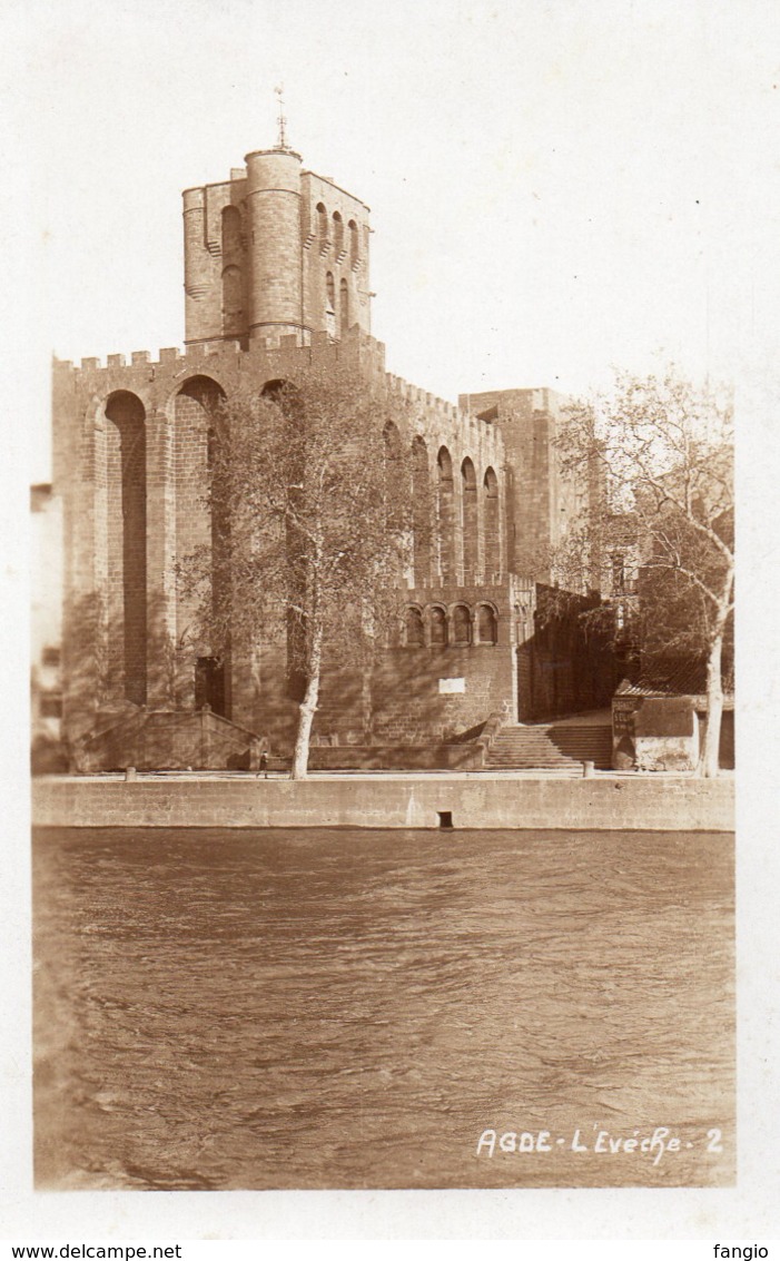 34 -AGDE -- "Carte PHOTO De L'Evéché" - Agde