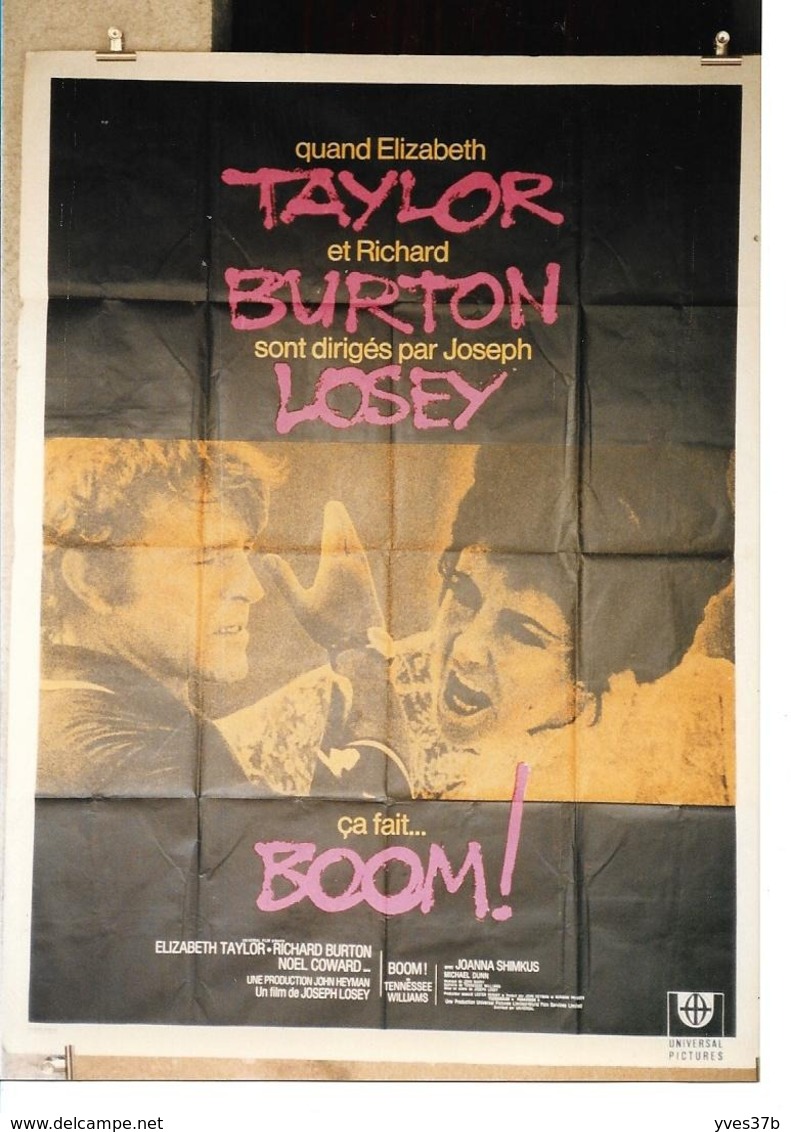 "ça Fait BOOM" E. Taylor, Richard Burton...1968 - 120x160 - TTB - Plakate & Poster