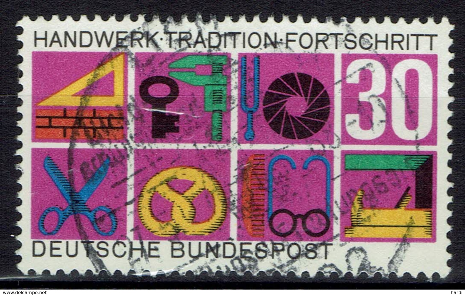 BRD 1968, MiNr 553, Gestempelt - Gebraucht