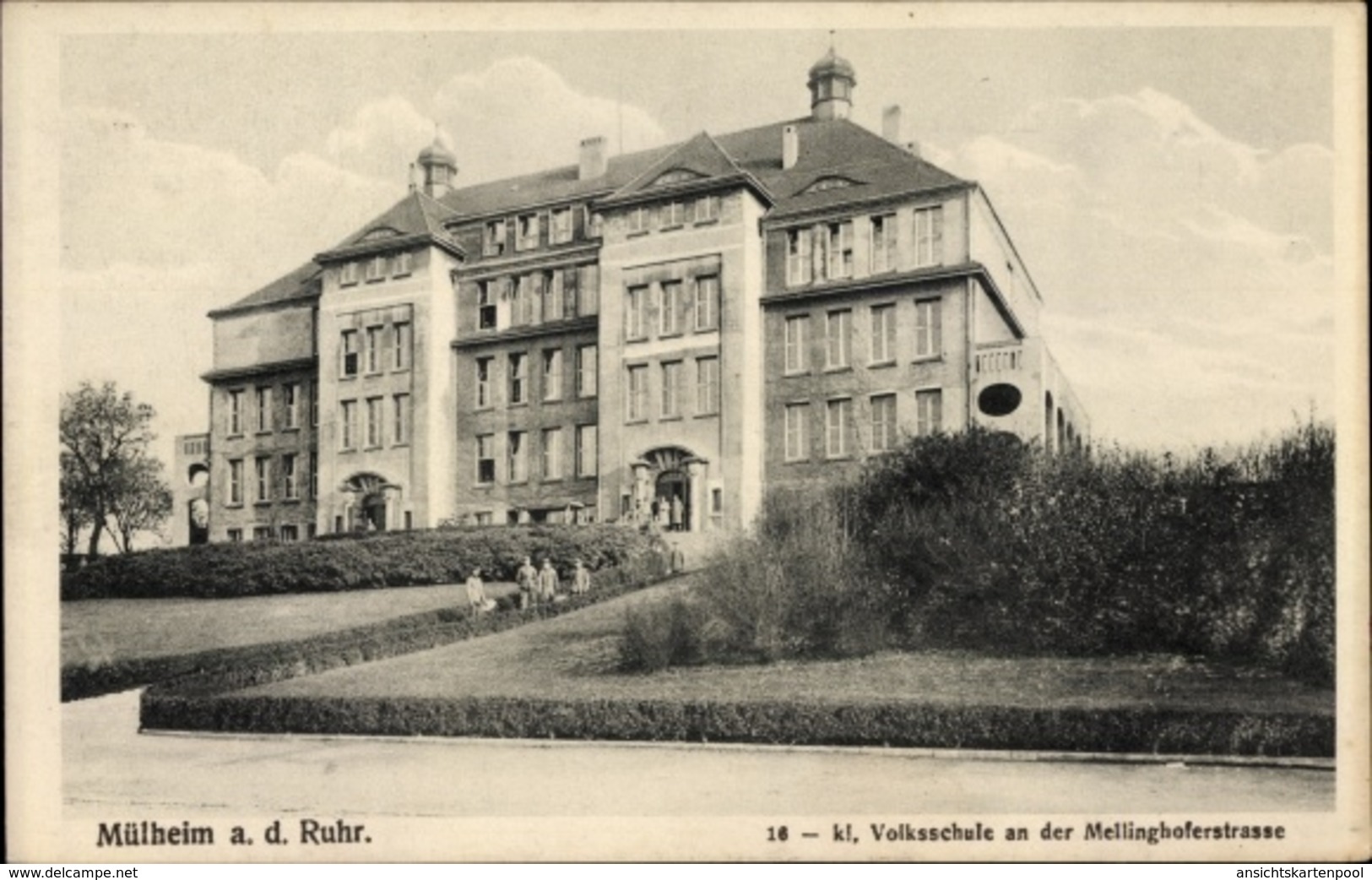 Cp Mülheim An Der Ruhr In Nordrhein Westfalen, Volksschule An Der Mellinghofer Straße - Andere & Zonder Classificatie