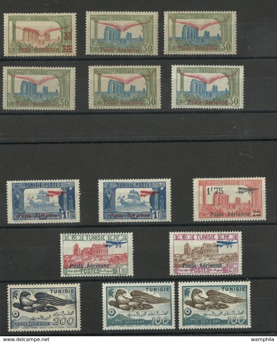 1919/ 50 Tunisie, Lot De P.A. Neufs * Cote 39€, Voir Description - Neufs