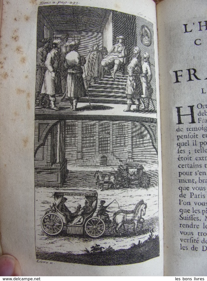 La Vray Histoire Comique De Francion. Gravures Couleurs 2/2vols. 1721 - Jusque 1700