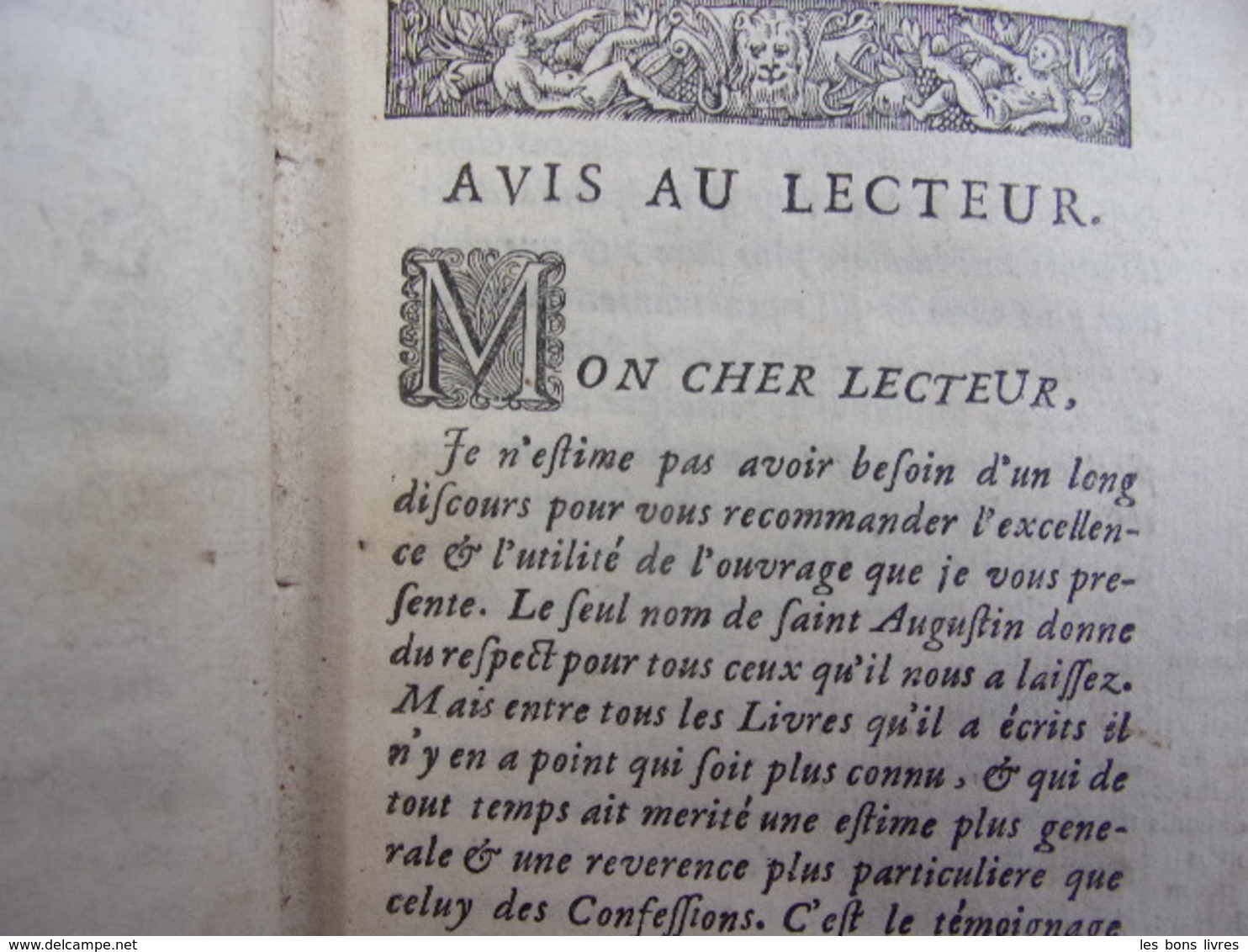 1683. Les Confessions De Saint Augustin Traduites En Français - Jusque 1700