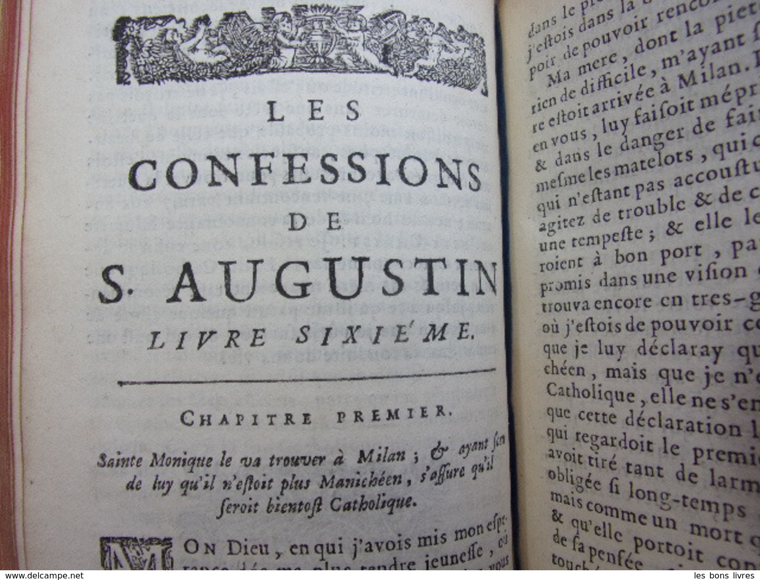 1683. Les confessions de Saint Augustin Traduites en Français