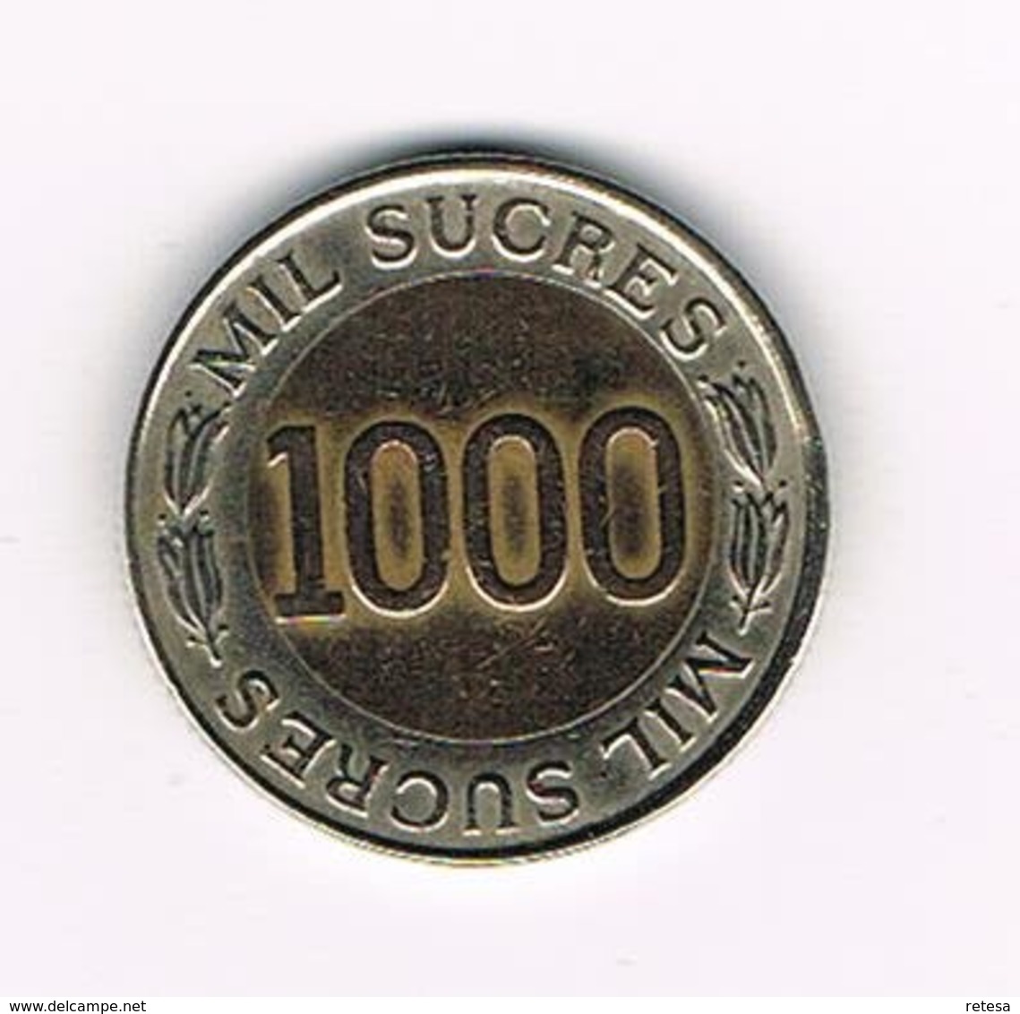 //  ECUADOR  1000 SUCRES  1997 - Equateur