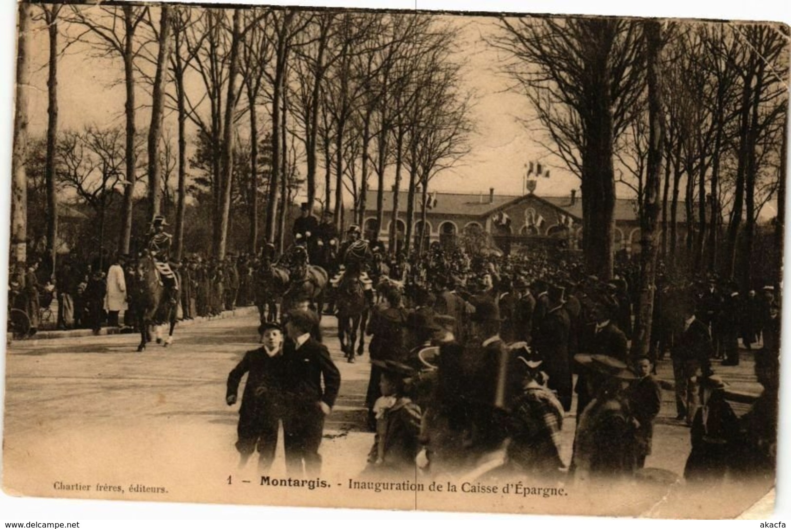 CPA MONTARGIS - Inauguration De La Caisse D Epargne (213004) - Montargis