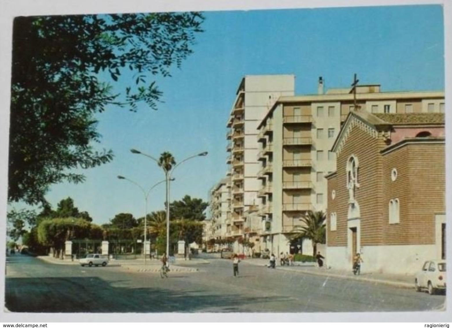 FOGGIA - San Severo - Chiesa Delle Grazie E Ingresso Giardini Pubblici - 1974 - San Severo