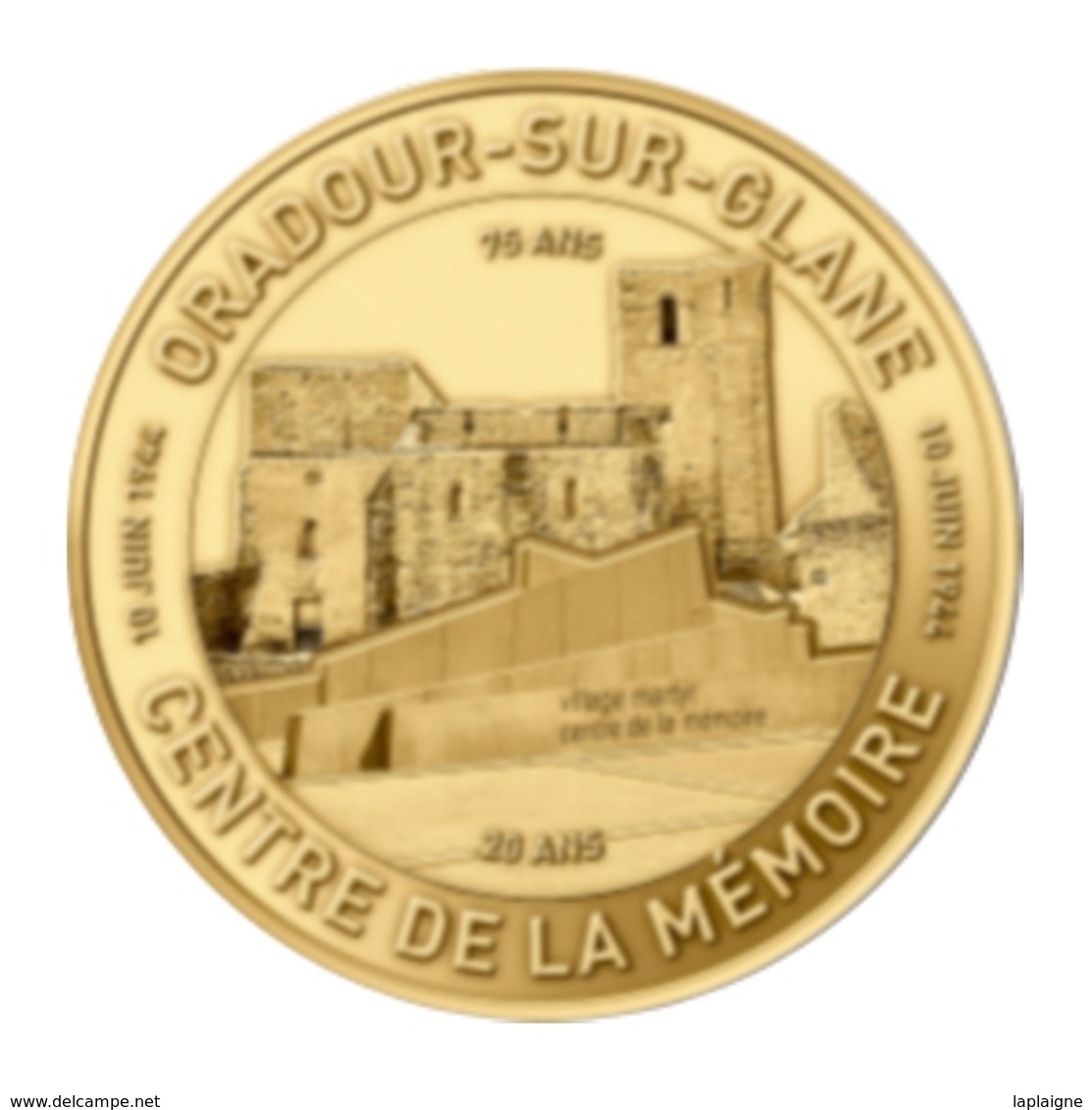 Monnaie De Paris , 2019 , Oradour Sur Glane , Centre De La Mémoire , Double Anniversaire - Autres & Non Classés