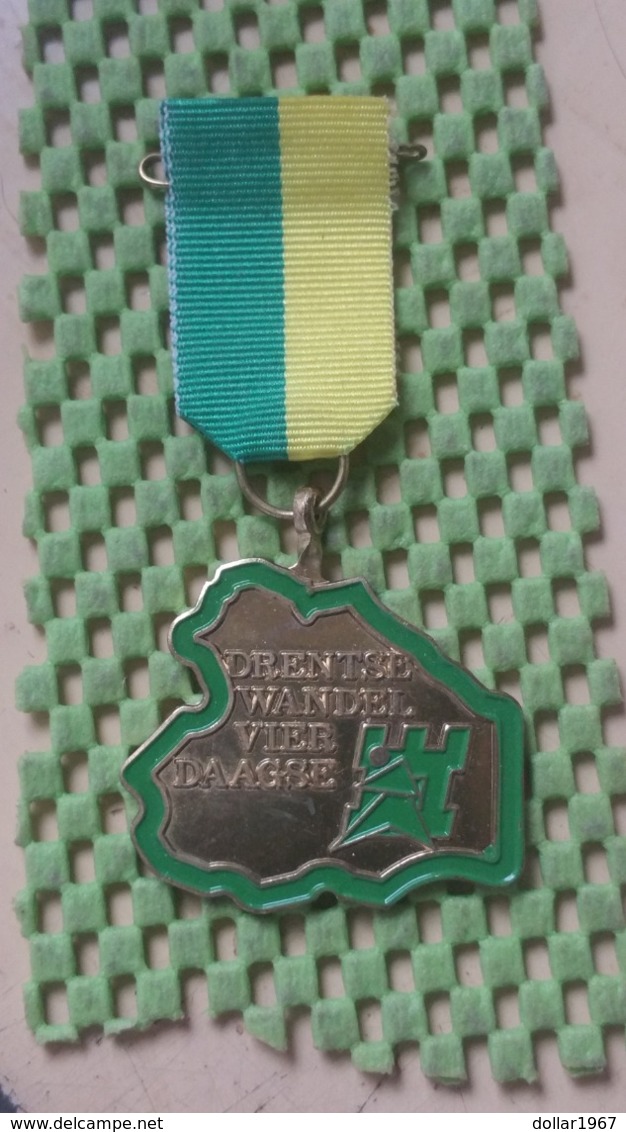 Medaille :Netherlands  - .Drentse Wandelvierdaagse  / Vintage Medal - Walking Association - Other & Unclassified