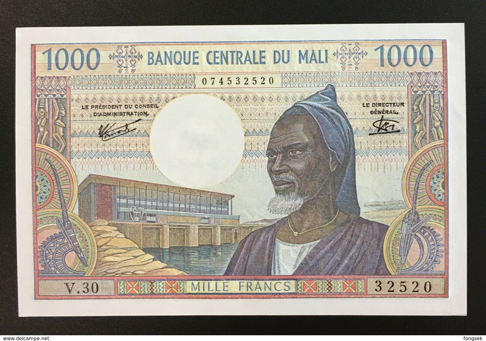 MALI 1000 FRANCS P13e. 1970-1984.  UNC - Mali