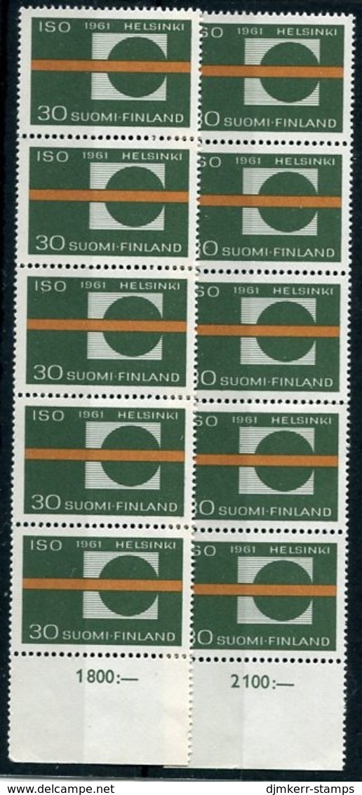 FINLAND 1961 International Standards Organisation X 10 MNH / **.  Michel 535 - Neufs