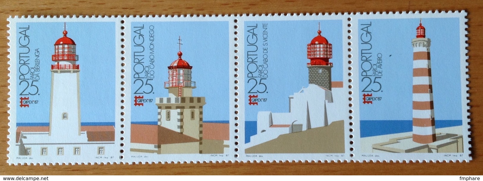 Phare Lighthouse Vuurtoren Leuchttürme Faro Fari PORTUGAL 1987 NEUF** MNH - Faros