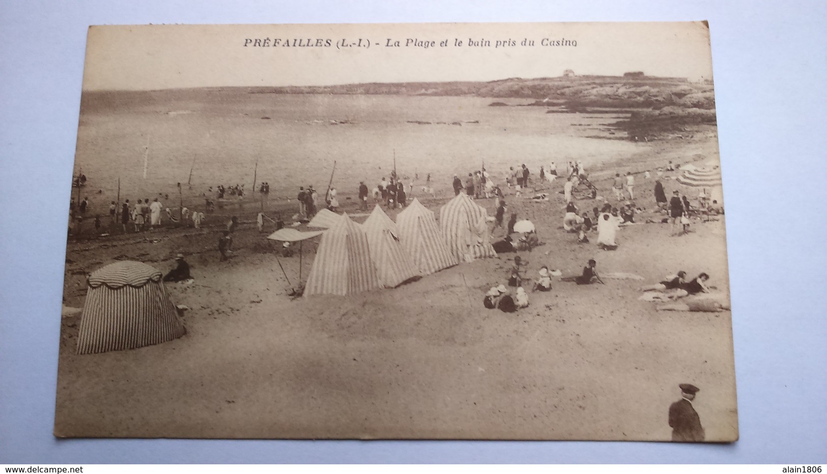 Carte Postale ( AA2 ) Ancienne De Préfailles , La Plage - Préfailles