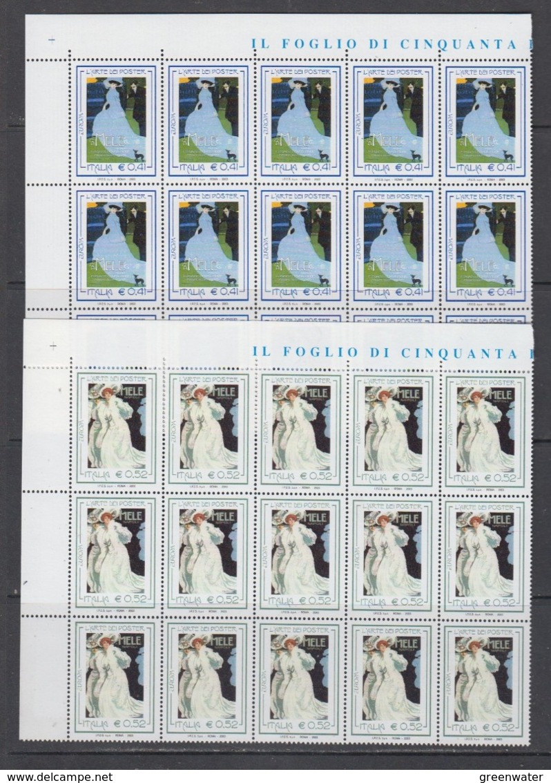 Europa Cept 2003 Italy 2v Bl Of 15  ** Mnh (44945) - 2003