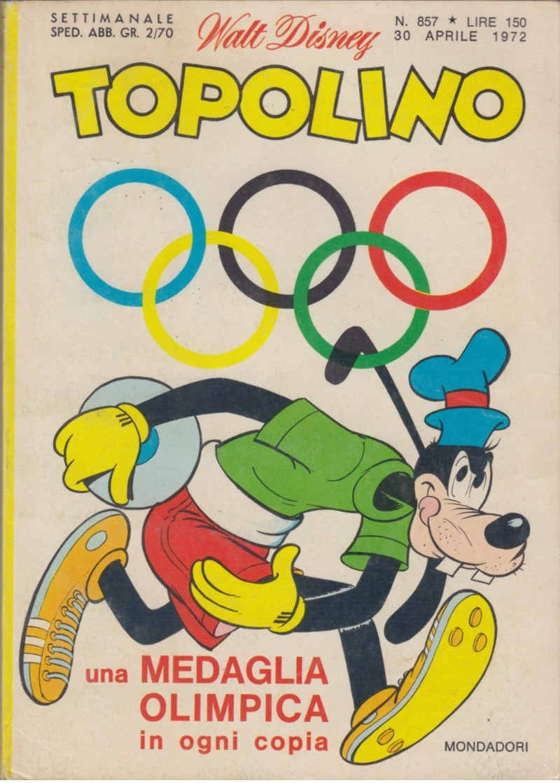 DISNEY - ALBUM TOPOLINO N°857 -30 Aprile 1972 - GIOCHI INTONSI NON SVOLTI - BOLLINI PUNTI - OTTIMO - Disney