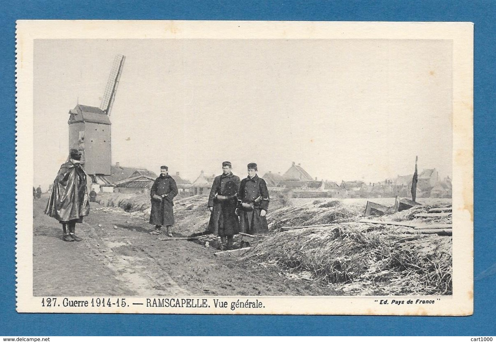 GUERRE 1914-15 RAMSCAPELLE - Nieuwpoort