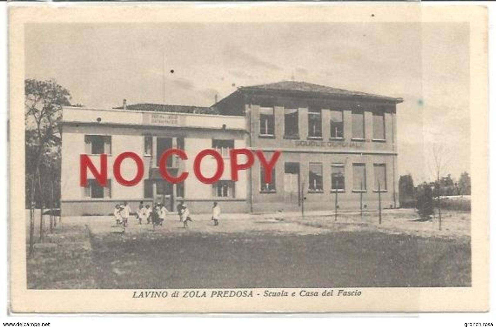 Zola Predosa, Bologna, 16.12.1940, Lavino, Scuola E Casa Del Fascio. - Bologna
