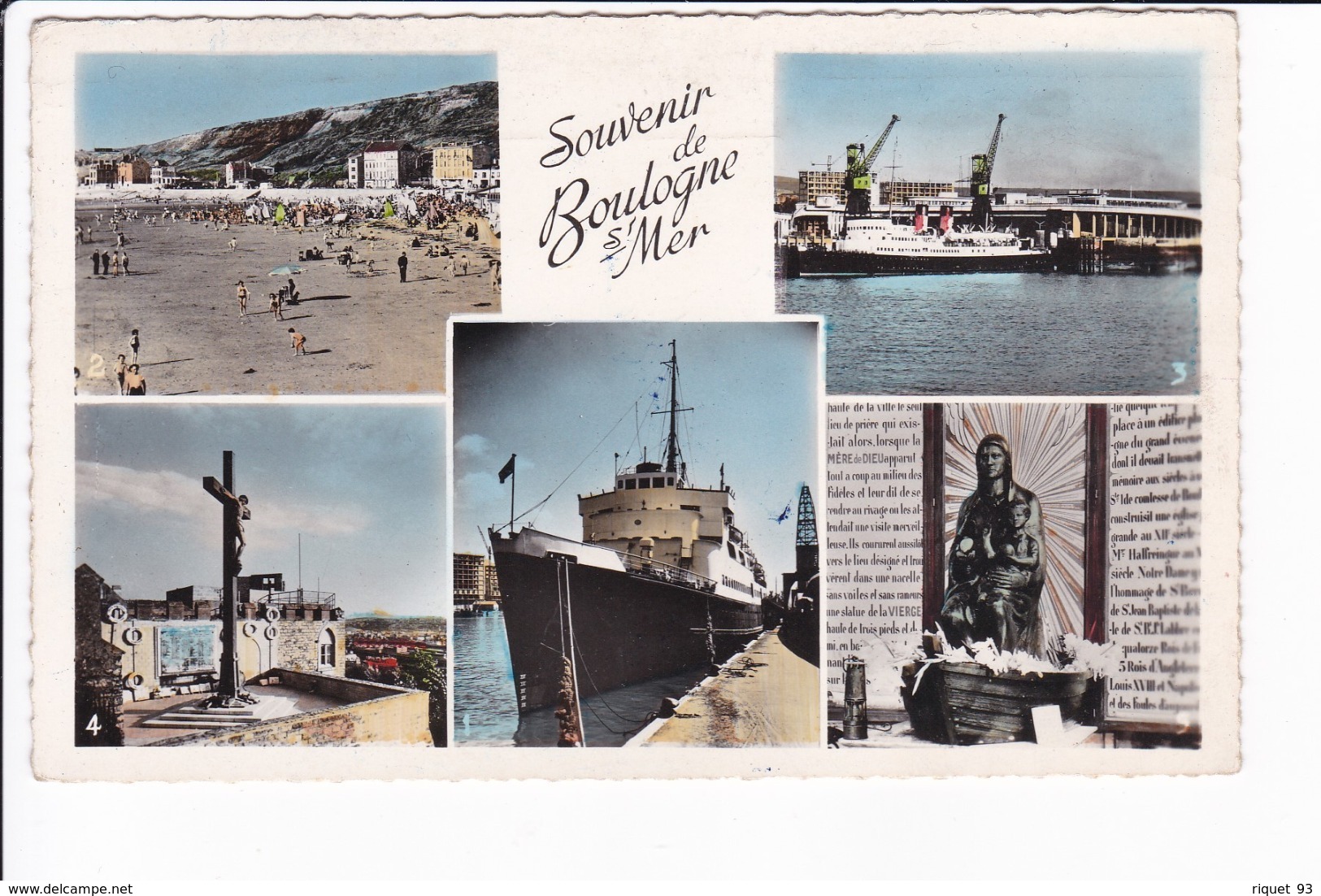 Souvenir De BOULOGNE-SUR-MER - Multi-vues - Boulogne Sur Mer