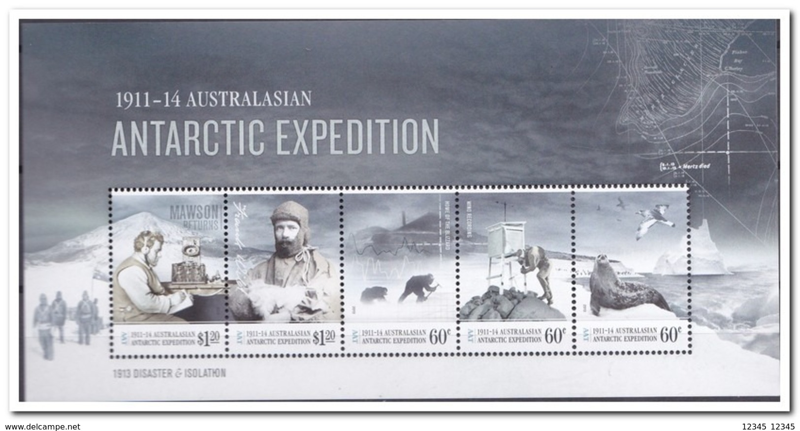 Australisch Antarctica 2013, Postfris MNH, Birds, Antarctic Expedition - Nuevos