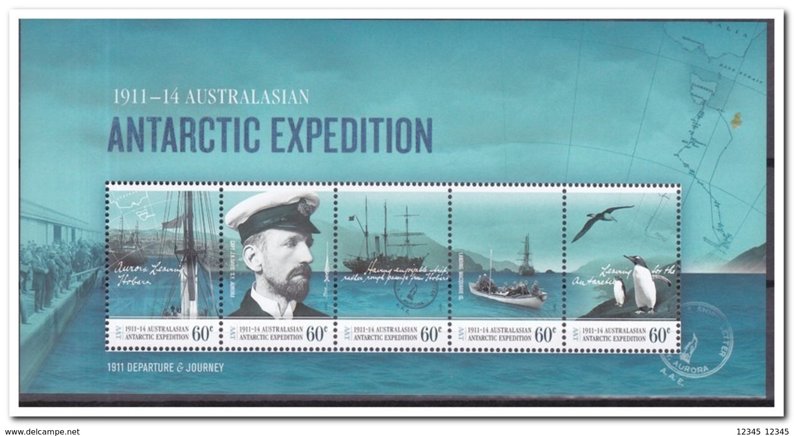 Australisch Antarctica 2011, Postfris MNH, Birds, Antarctic Expedition - Unused Stamps