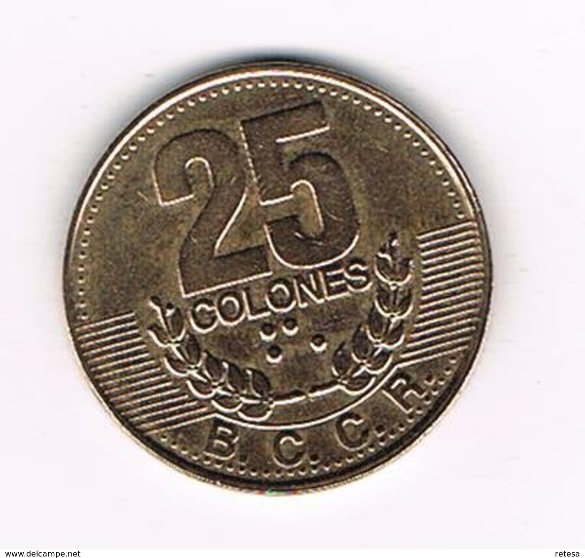 // COSTA RICA  25 COLONES  1995 - Costa Rica