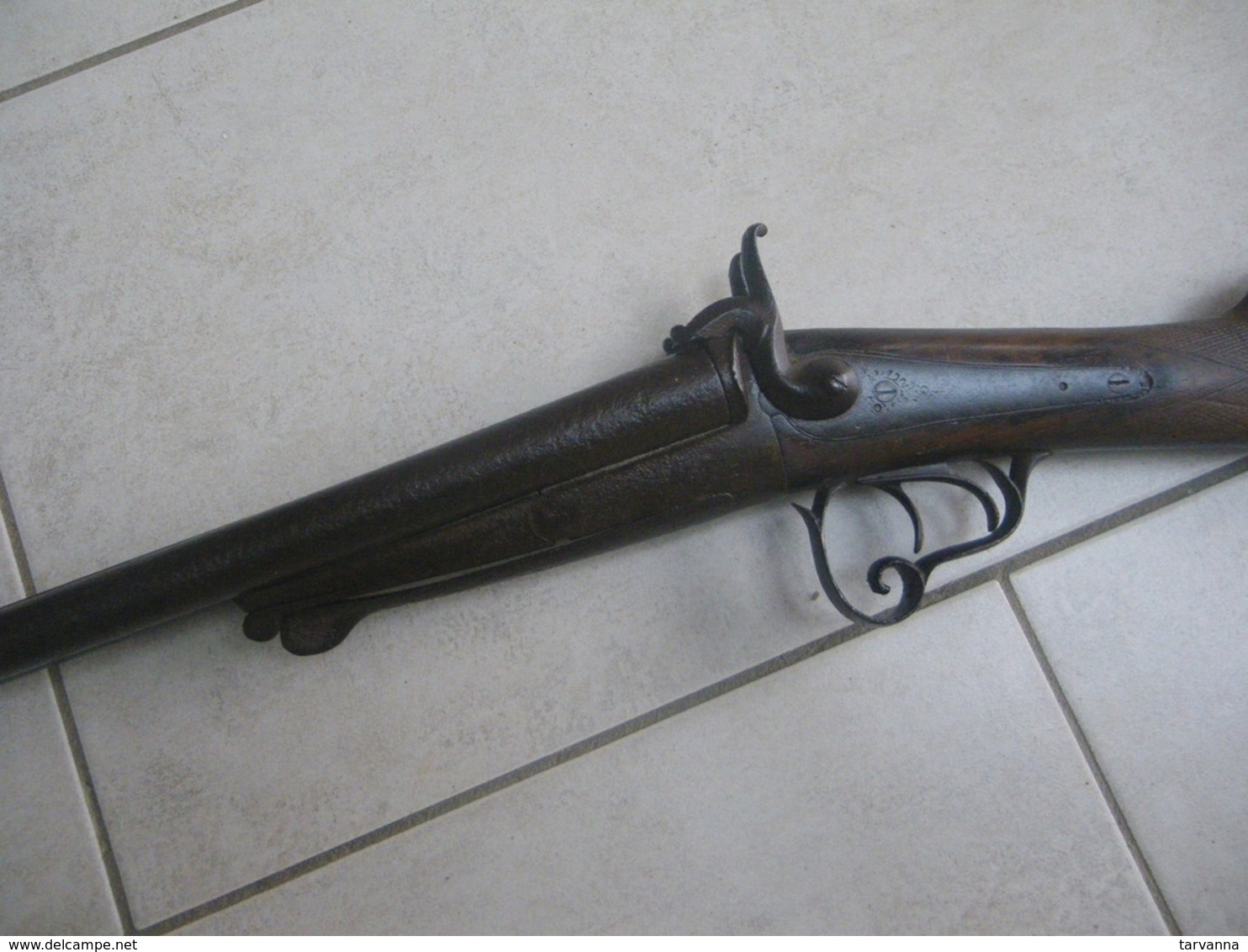 Ancien fusil de chasse à broche, cal 16, à poudre noire, système LEFAUCHEUX
