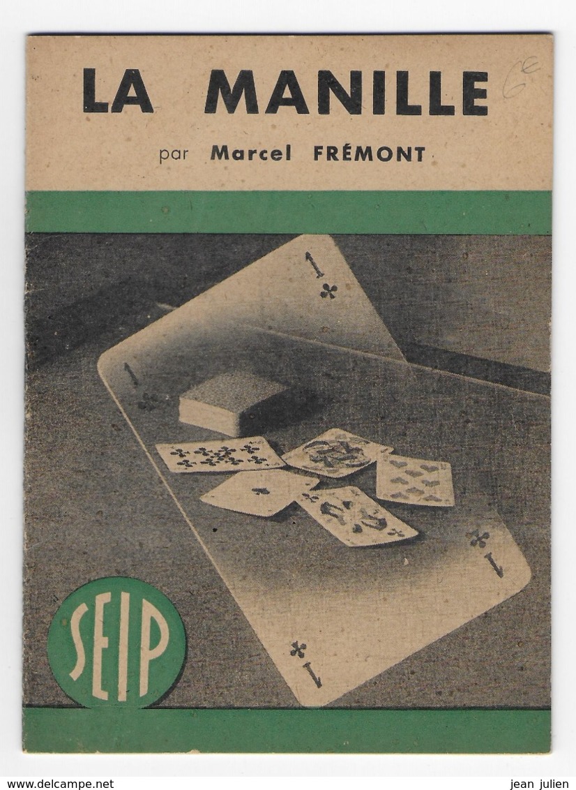 REGLE DU JEU   - MANILLE  -  Marcel FREMONT - Palour Games