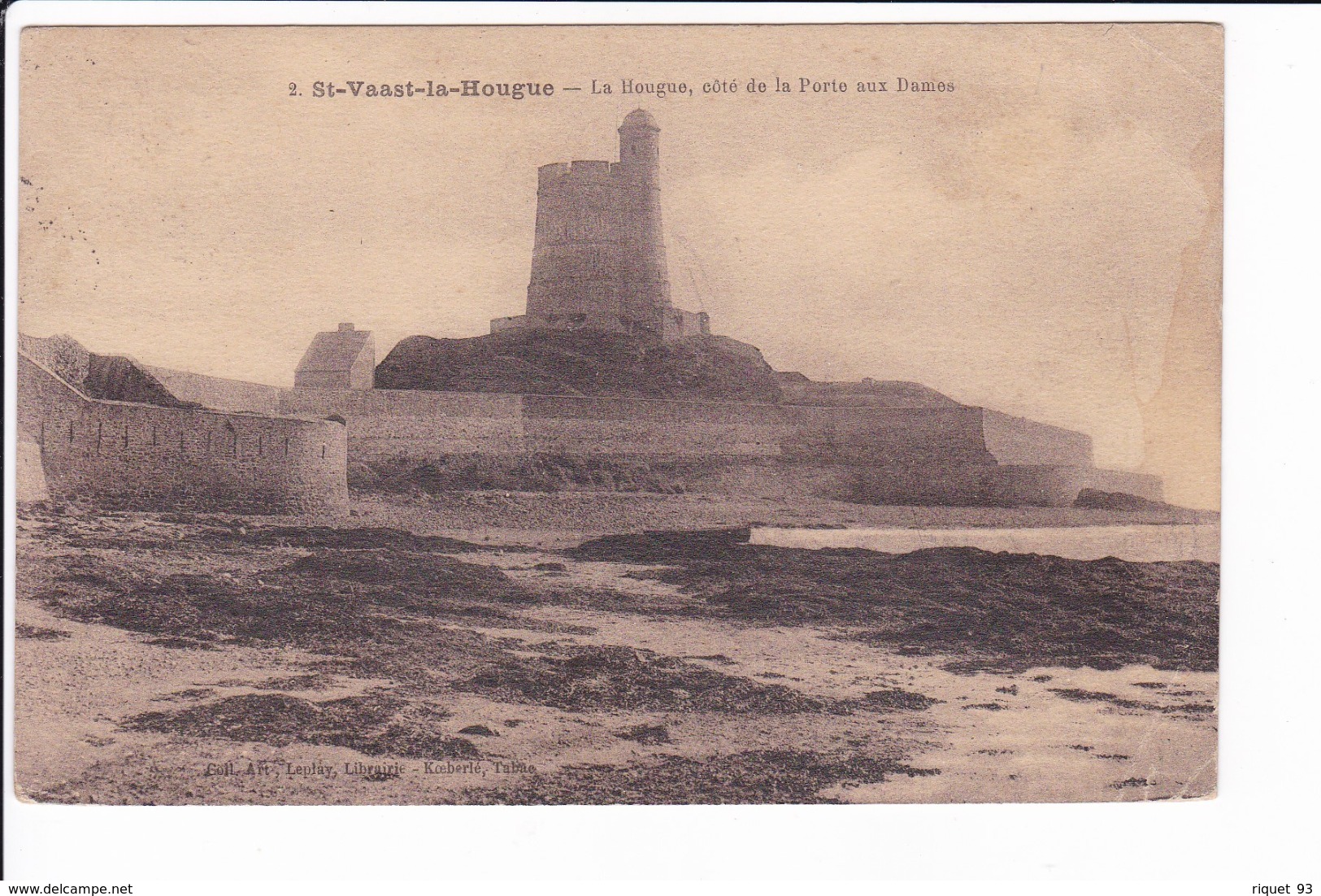 2 - St-Vaast-le-Hougue - La Hougue, Côté De La Porte Aux Dames - Saint Vaast La Hougue