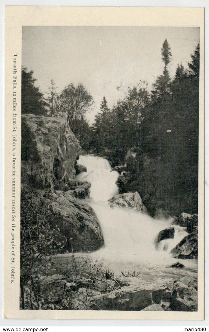 TOPSAILS FALLS  12m. FROM ST JOHN'S  A FAVORITE  SUMMER  RESORT.....         2  SCAN    (NUOVA) - St. John's