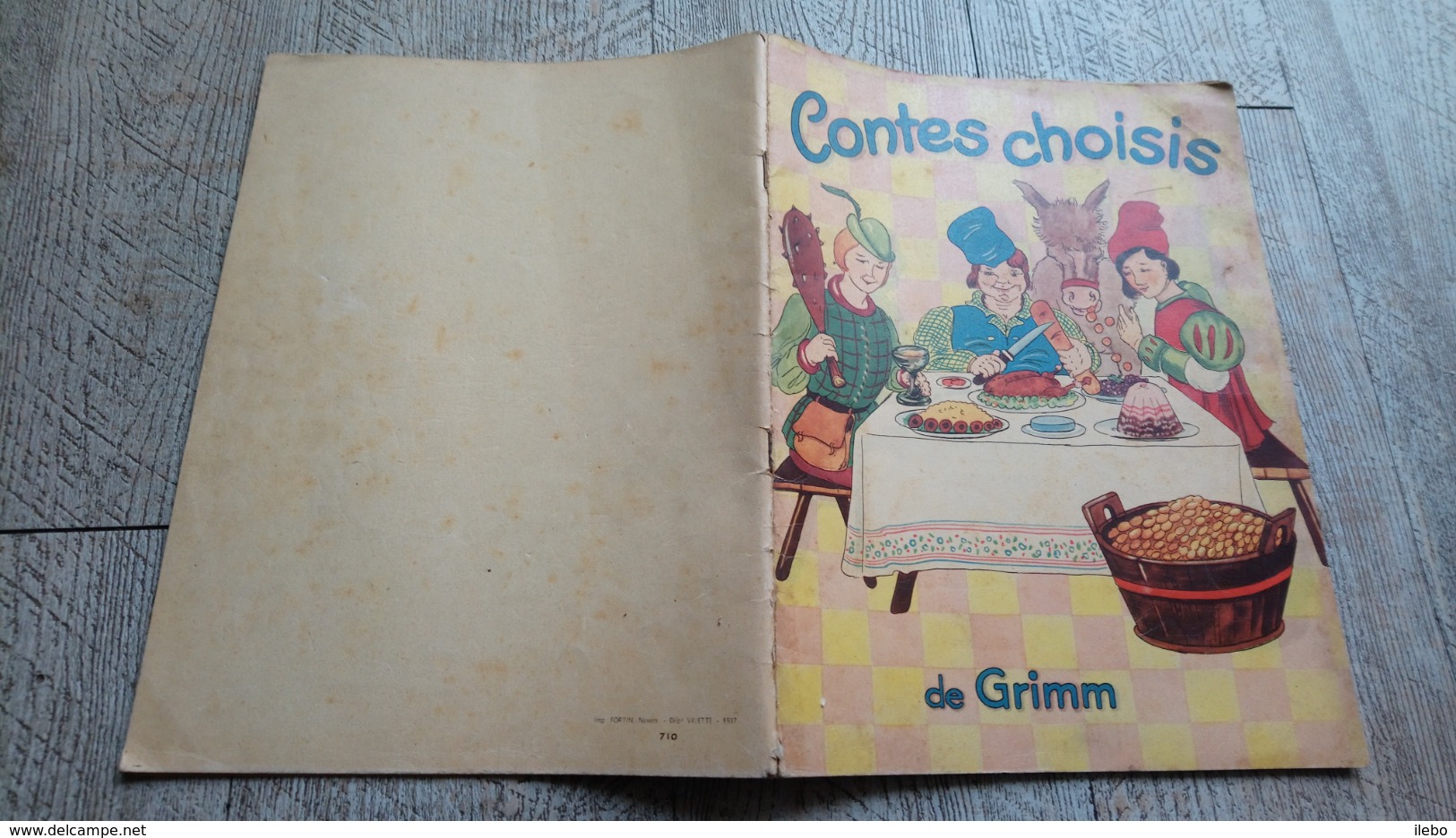 Contes Choisis De Grimm  1937 Illustré Enfantina - Autres & Non Classés