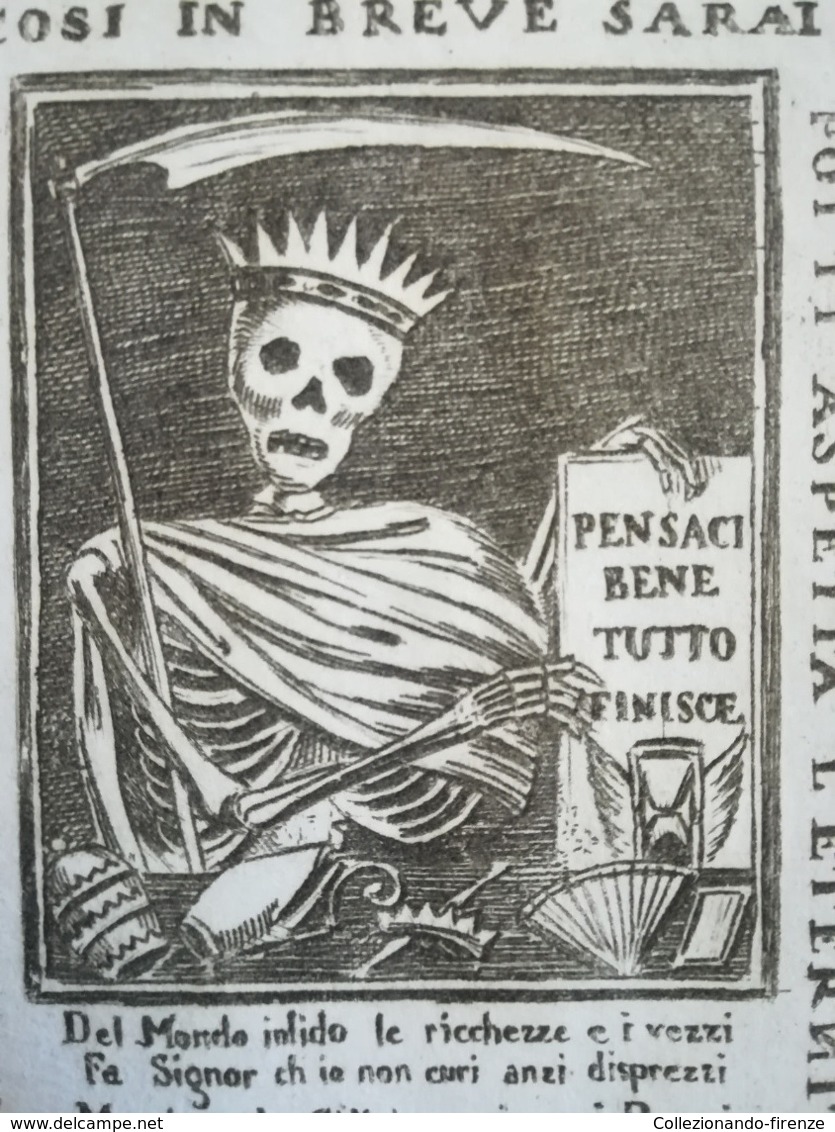 !SCONTI!   Santino Morte Incoronata Con Falce Exlibris – Muoiono Le Città, Muoiono I Regni Gerusalemme Liberata - Bookplates