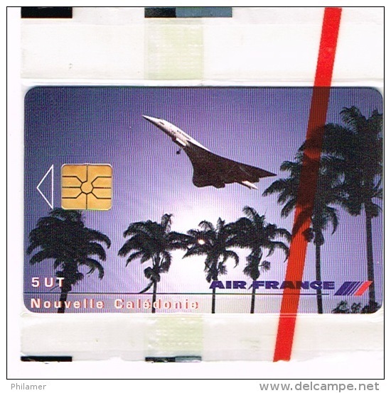 Nouvelle Caledonie Telecarte Phonecard Prive NC32 Numerotee Air France Concorde Noumea Neuve Nsb TB - Nouvelle-Calédonie