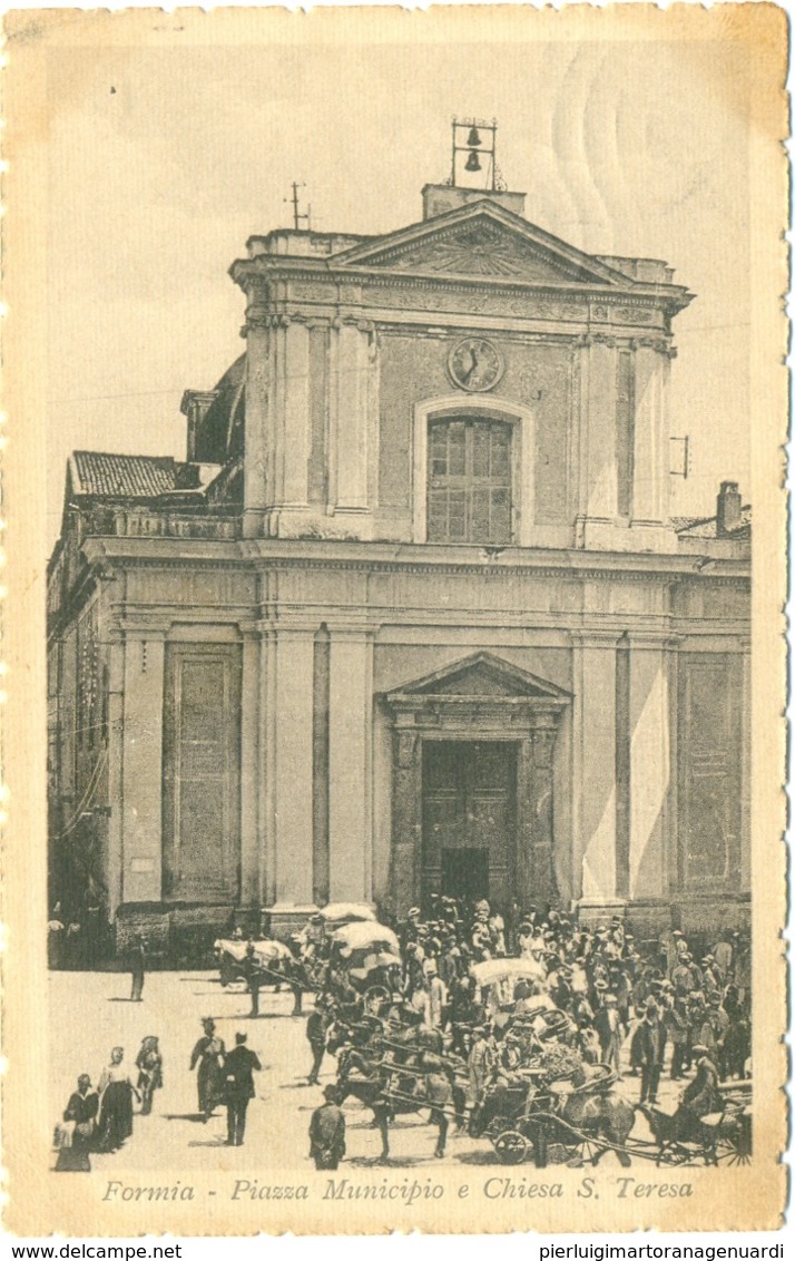 12914 - Formia - Piazza  Municipio E Chiesa D. Teresa ( Latina) F - Latina