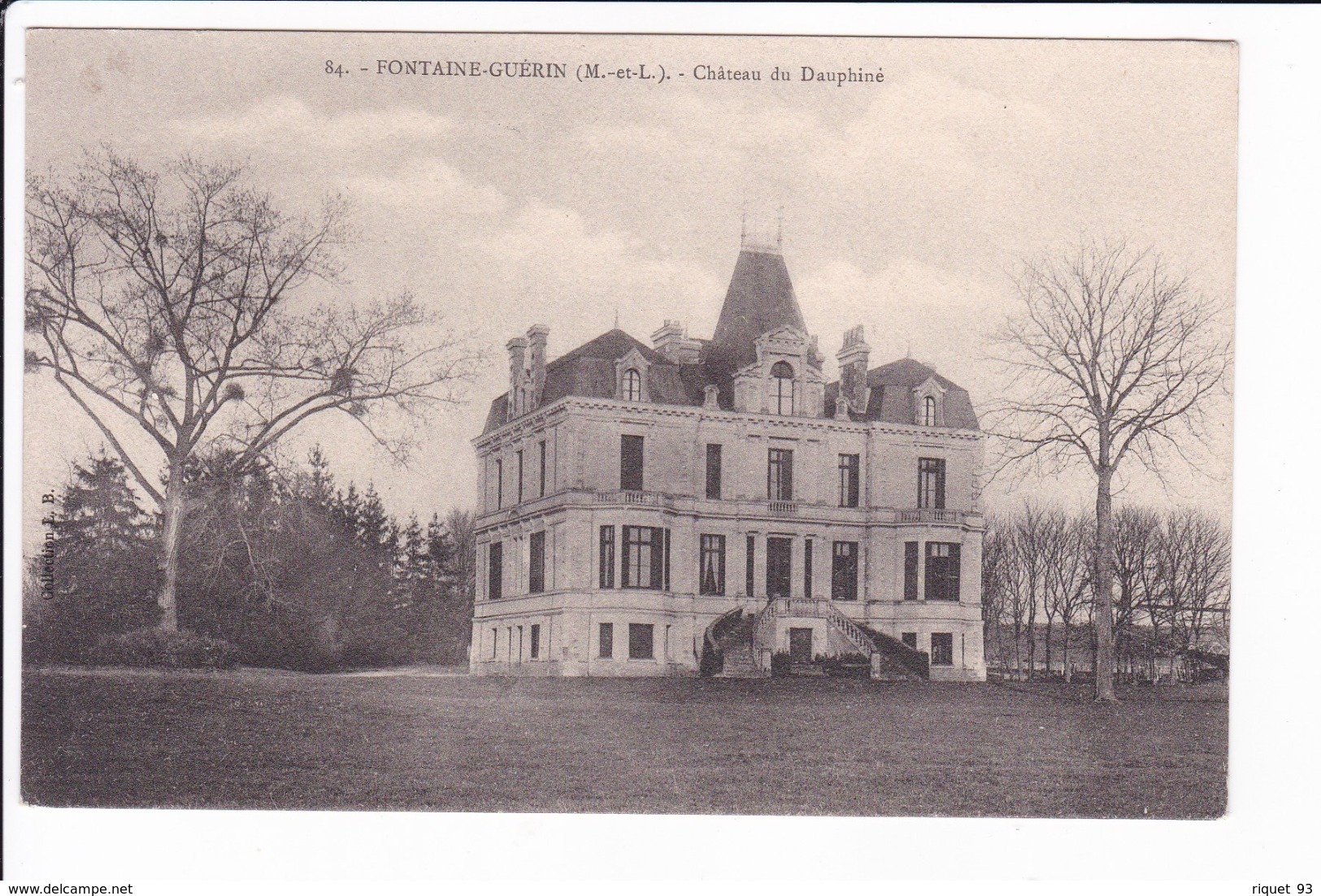 84 - FONTAINE-GUERIN - Château Du Dauphiné. - Autres & Non Classés